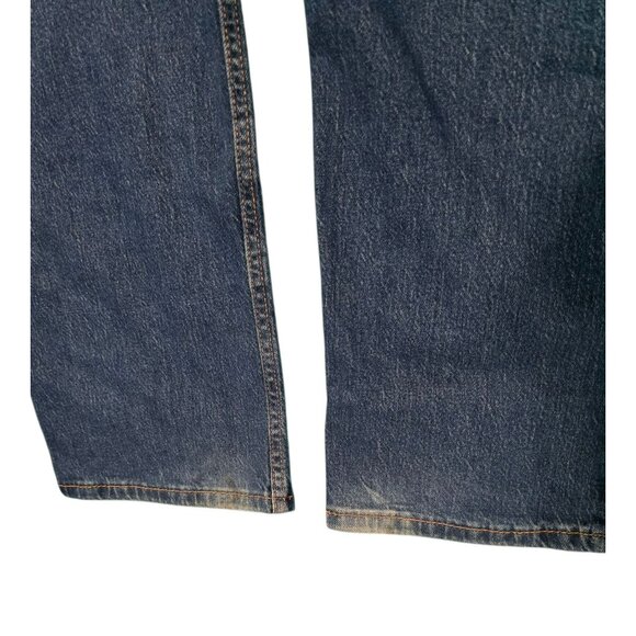 Levis 511 Jeans W40 L30 Mens Blue Denim Pants Stretch Distressed Straight Slim - Picture 9 of 12